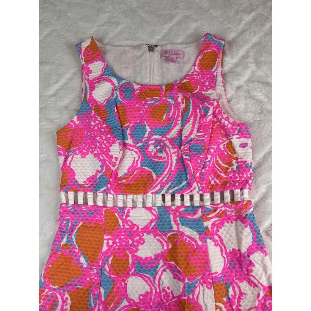 *NWOT* Lilly Pulitzer Iggy Shift Dress Women's Cutout Waist Lined Skirt- Sz 00